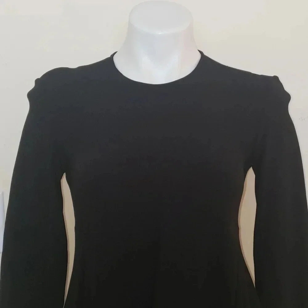 Zara Woman Black Asymmetrical Tunic